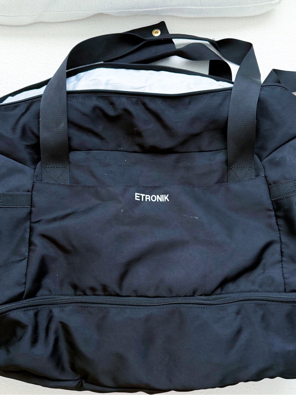 Black Men's Weekender Duffel Bag